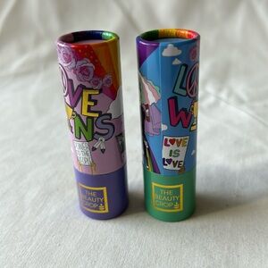 The Beauty Crop Pride "Love Wins" Lip Scrub & Lip Balm Set NWOB